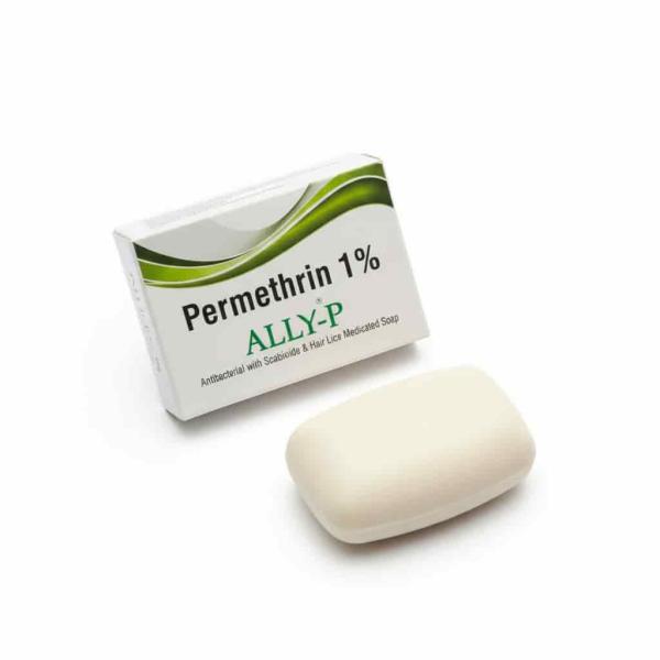 Permethrin 1% ALLY-P Antibacterial Medicated Soap
